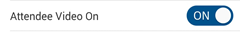 Meetings Android - Schedule Meeting - Attendee Video On